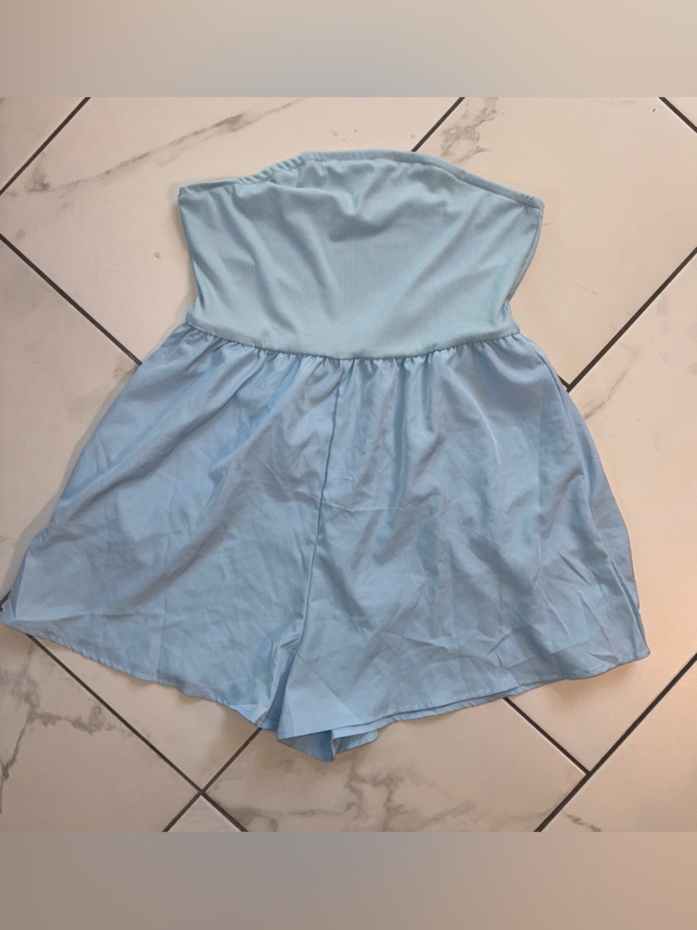 Tube Top Romper